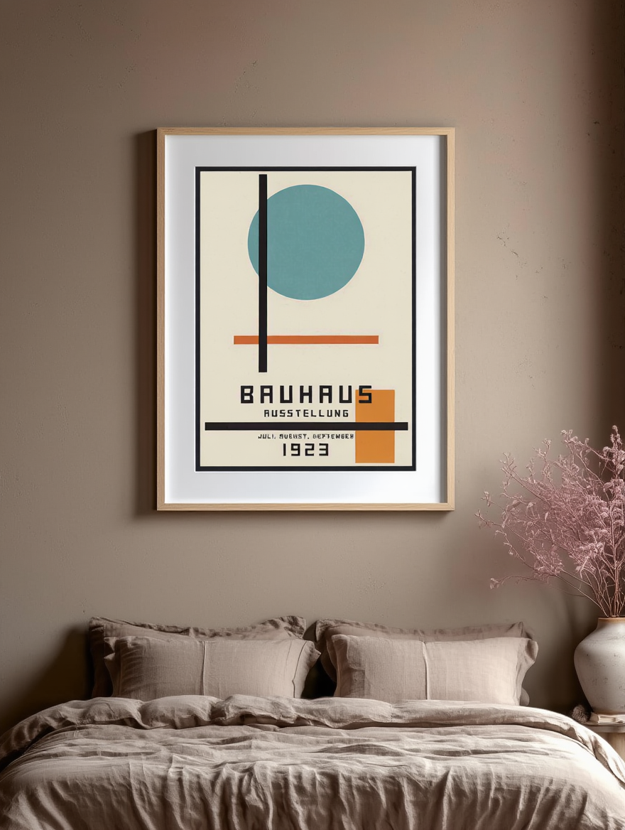 Bauhaus Ausstellung 1923 No. 2 – Vintage Bauhaus Art Poster