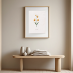 Magdelena Rosina Funck – Lilien Güttlein Print – Vintage Botanical Art Poster - Hakyarts