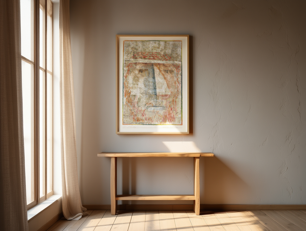 Paul Klee – Rotbärtiger Kopf - Iconic Modernist Expressionist Print