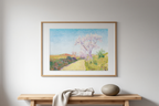 La Route de Belvèze by Achille Laugé – Post-Impressionist Landscape Art Print