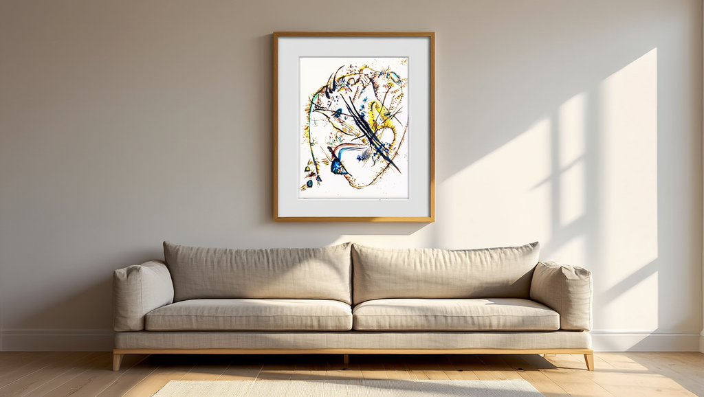 Wassily Kandinsky – Watercolour with Seven Strokes - Iconic Abstract Expressionist Print