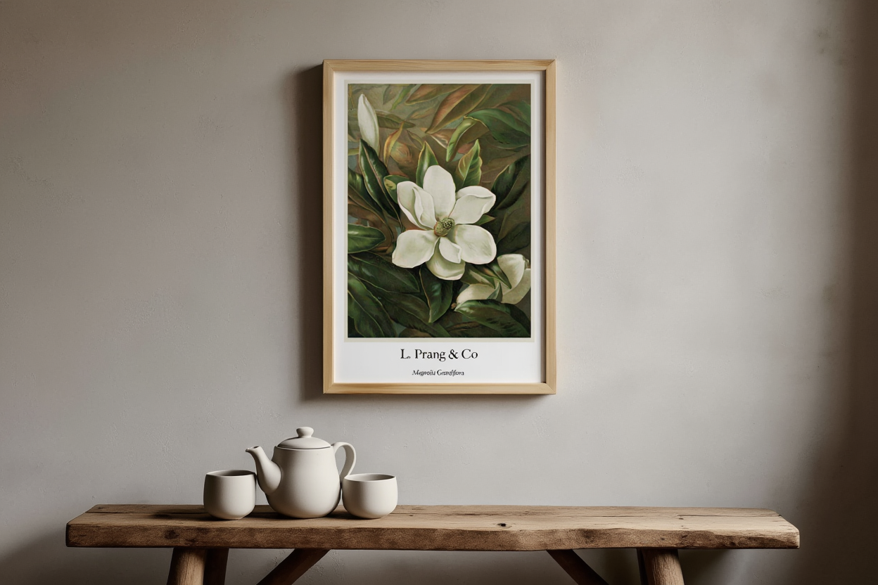 Louis Prang & Co – Magnolia Grandiflora Poster