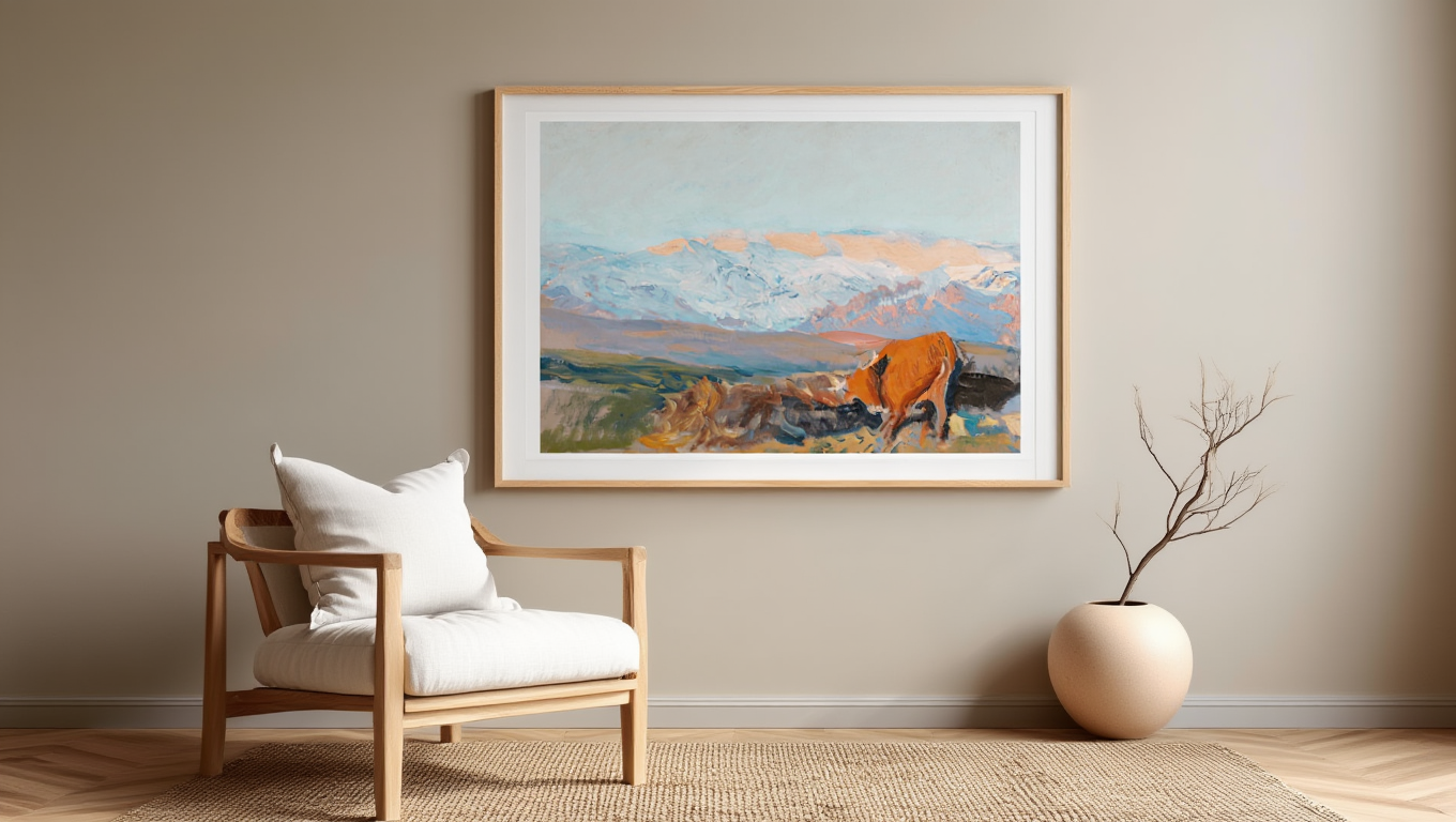 Las Zorreras Sierra De Guadarrama – Joaquín Sorolla (1907) | Impressionist Landscape Art Print