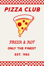 6 Retro Kitchen Posters – Pasta, Pizza & Coffee Love Canvas Wall Art for Living Room and Dining Decor - Hakyarts