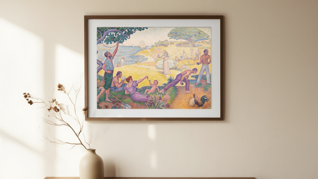 Paul Signac - Au Temps d'Harmonie Poster