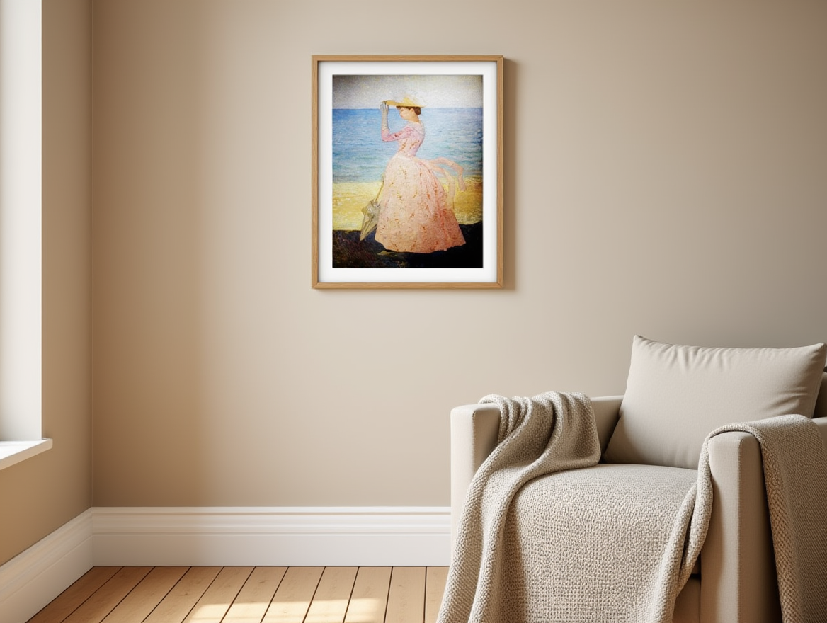 La Femme à l'Ombrelle (1895) by Aristide Maillol – Vintage French Figurative Art Print