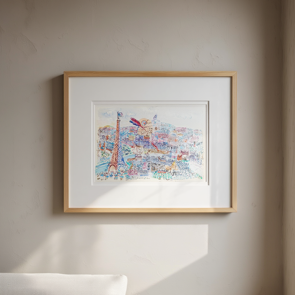 Livre d’or de Marianne – Raoul Dufy (1927) | Colorful Modernist Art Print