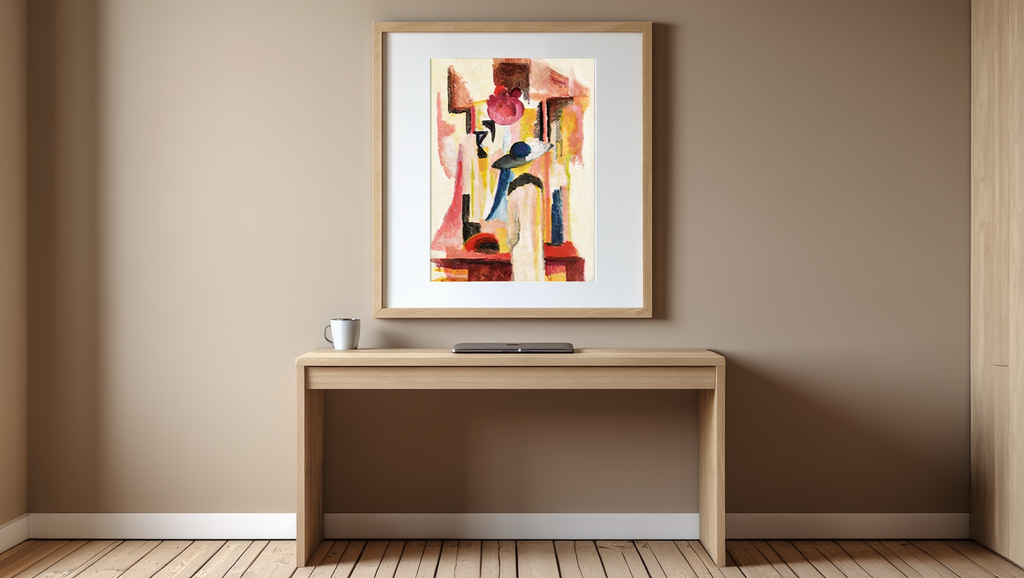 August Macke – Large Bright Showcase Poster | Expressionist Fashion Window Art