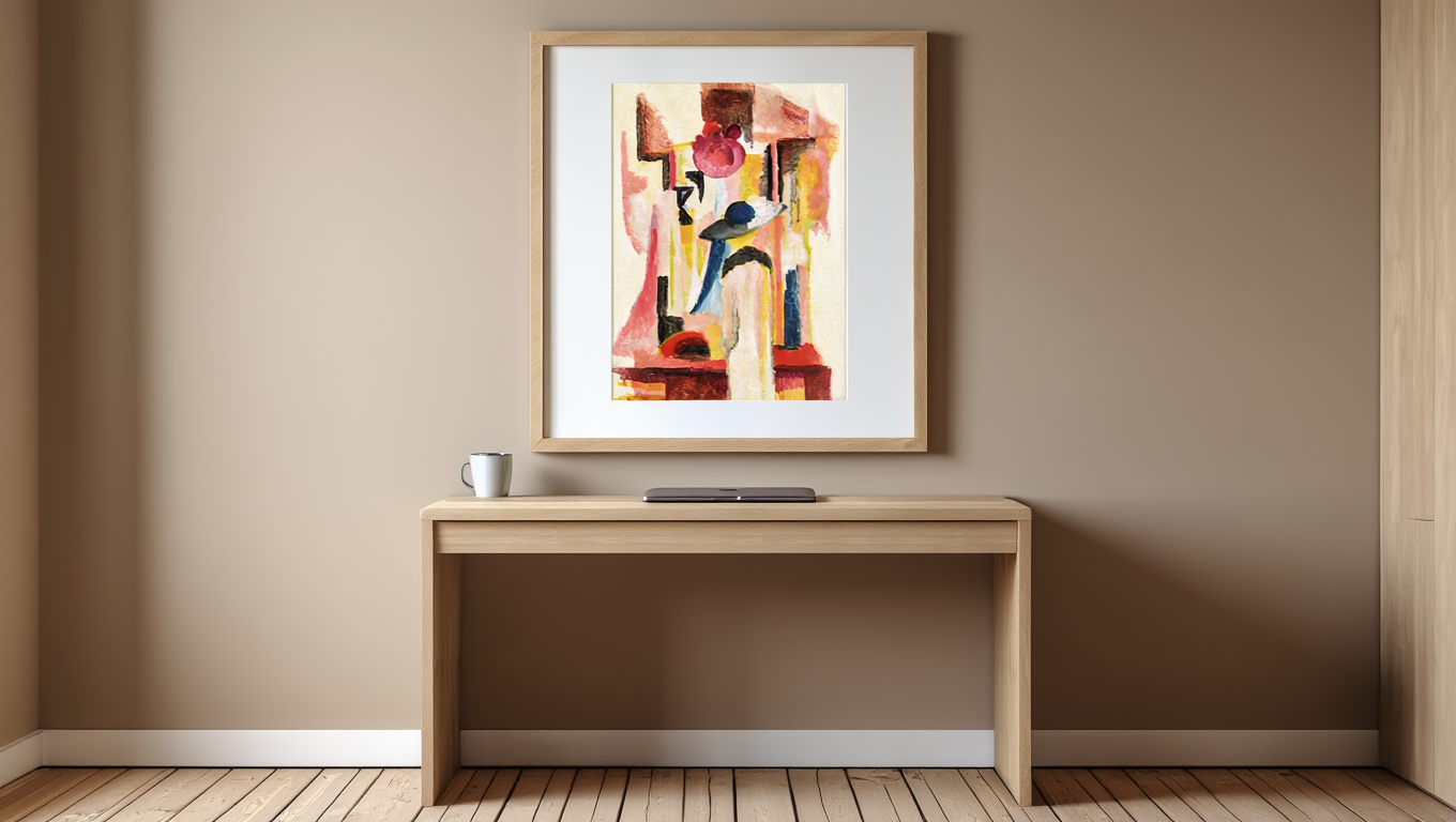 August Macke – Large Bright Showcase Poster | Expressionist Fashion Window Art