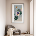 Wasps and Praying Mantis – Ohara Koson Poster | Japanese Nature Art Print - Hakyarts