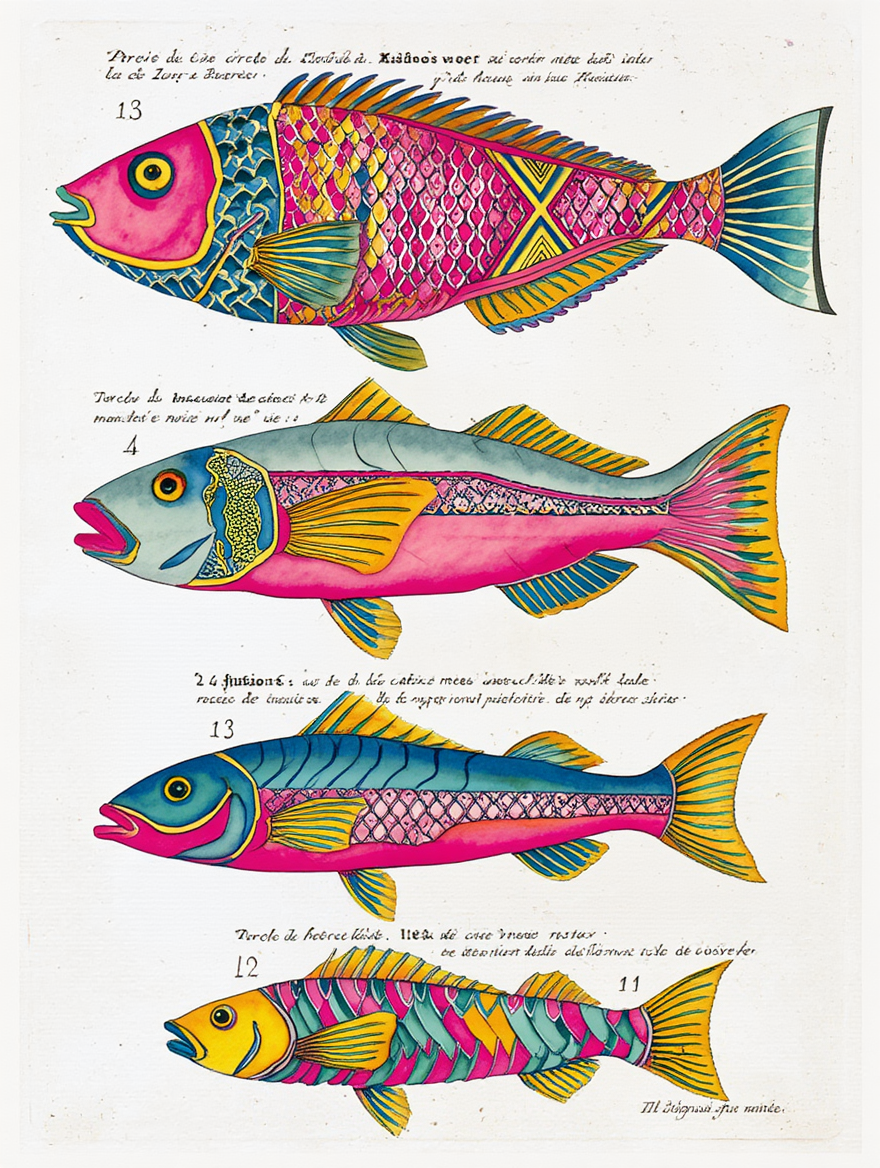 Louis Renard – Colorful Aquatic Life Series