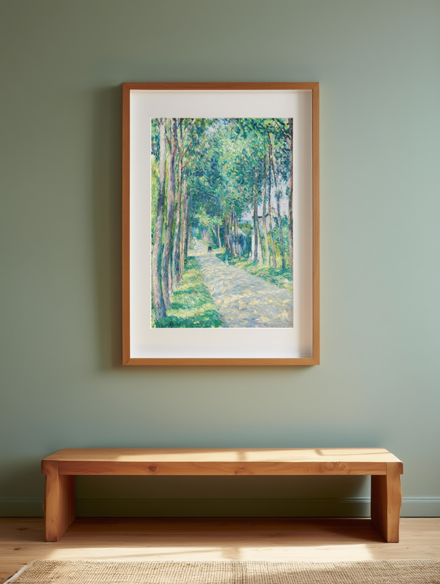 Henri Lebasque - Attelage sur une route ensoleillée