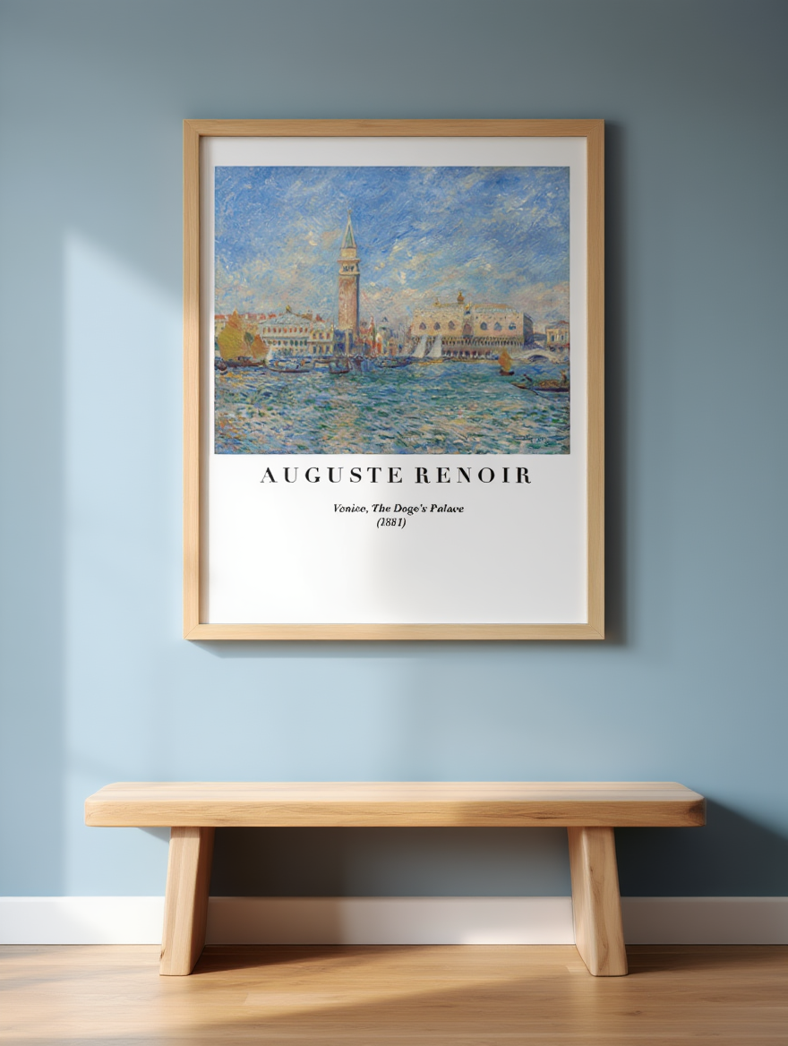 Auguste Renoir – Venice, The Doge’s Palace | Impressionist Venetian Landscape Art Print