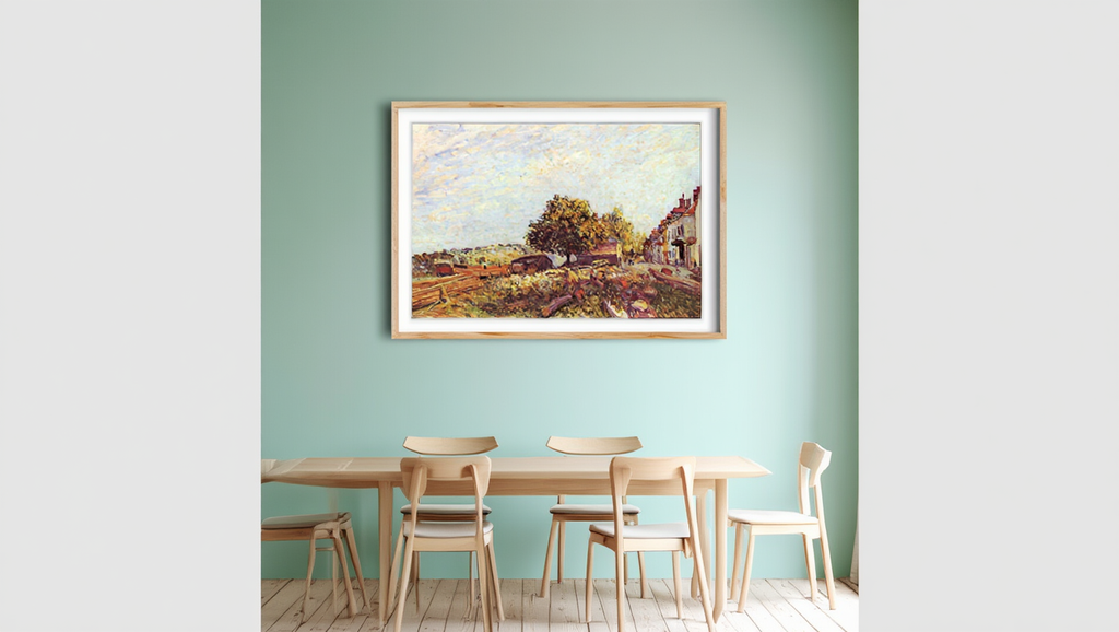 Alfred Sisley - Saint-Mammès am Morgen