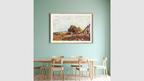 Saint-Mammès am Morgen – Alfred Sisley Poster | Impressionist Morning Landscape Art Print - Hakyarts