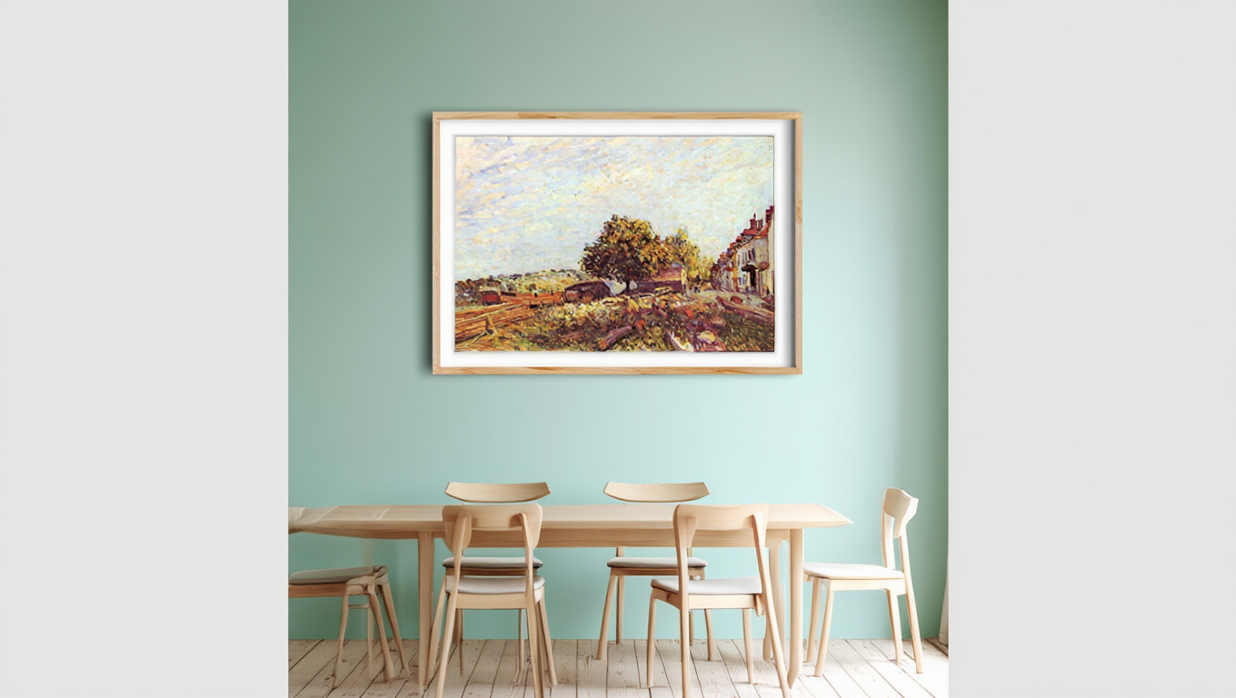 Alfred Sisley - Saint-Mammès am Morgen