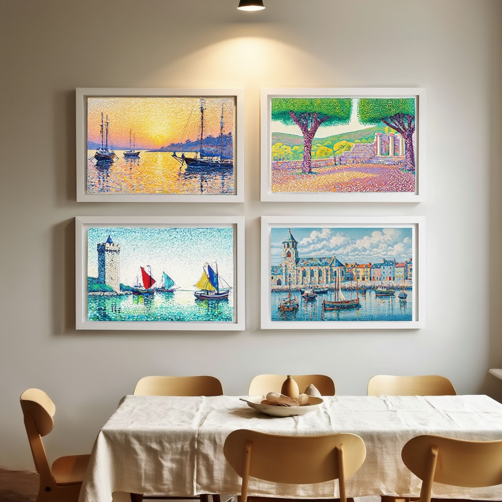 Paul Signac – Neo-Impressionist Seascapes Quartet 4 Prints Mix & Match