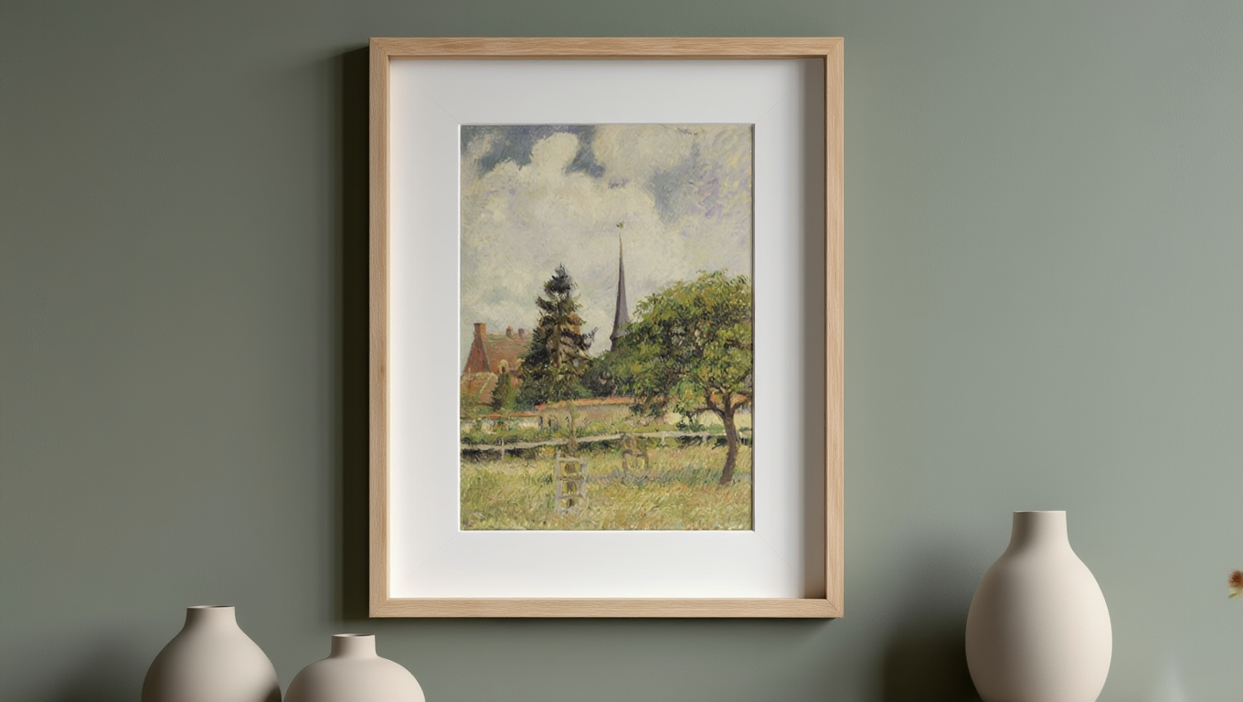 Camille Pissaro - The Church at Eragny