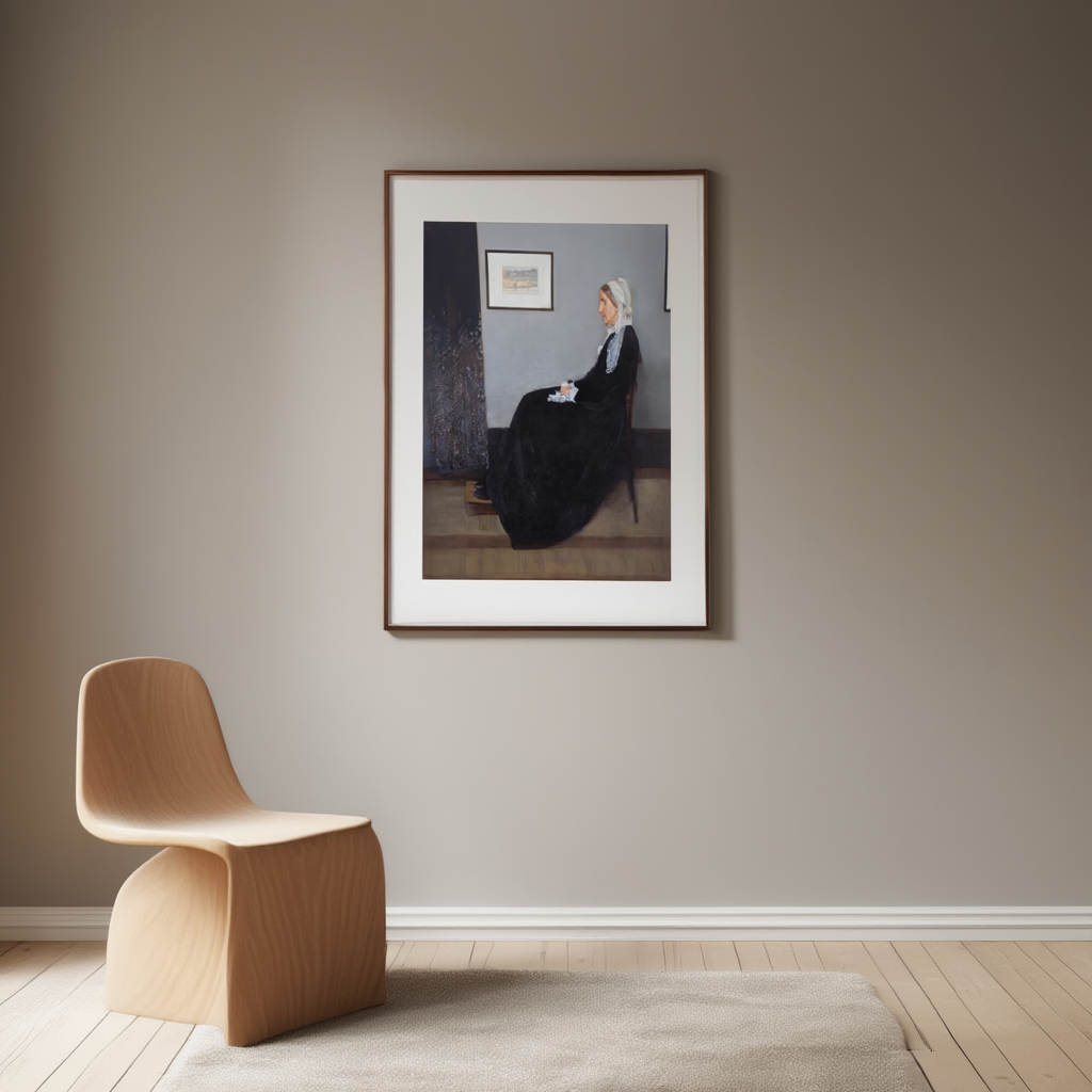 Mother – James Abbott McNeill Whistler Poster | Tonalist Figurative & Intimate Portrait Art Print