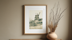Moulin de la Galette – Vincent Van Gogh Poster | Post-Impressionist Urban Scene Art Print