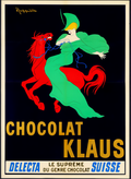 Chocolat Klaus by Leonetto Cappiello – Vintage Advertising Art Print - Hakyarts