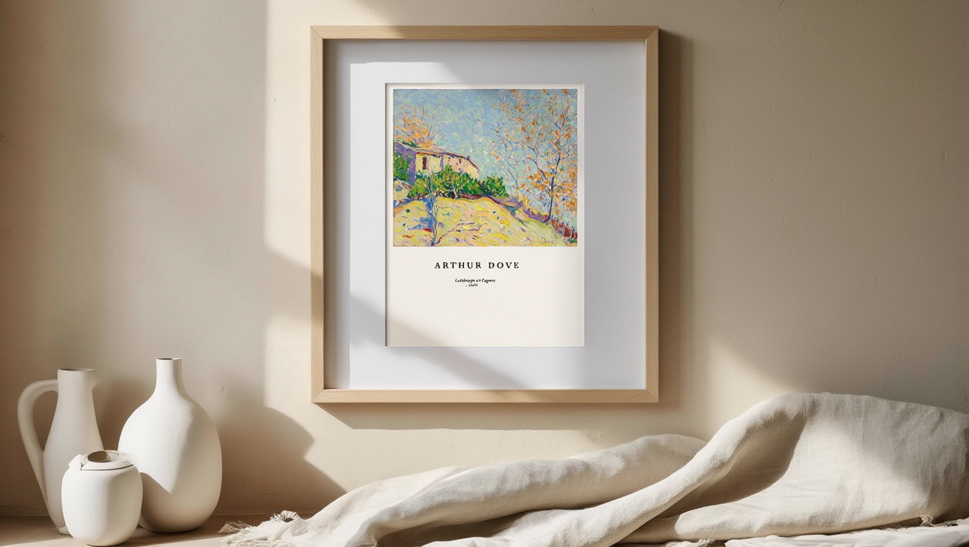 Arthur Dove - Landscape at Cagnes Poster