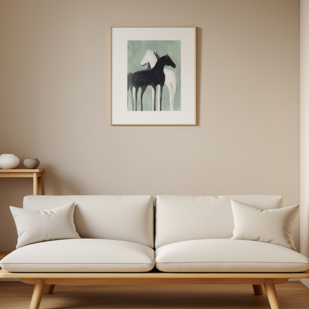 Graceful Silhouettes – Contemporary Figurative Art Print
