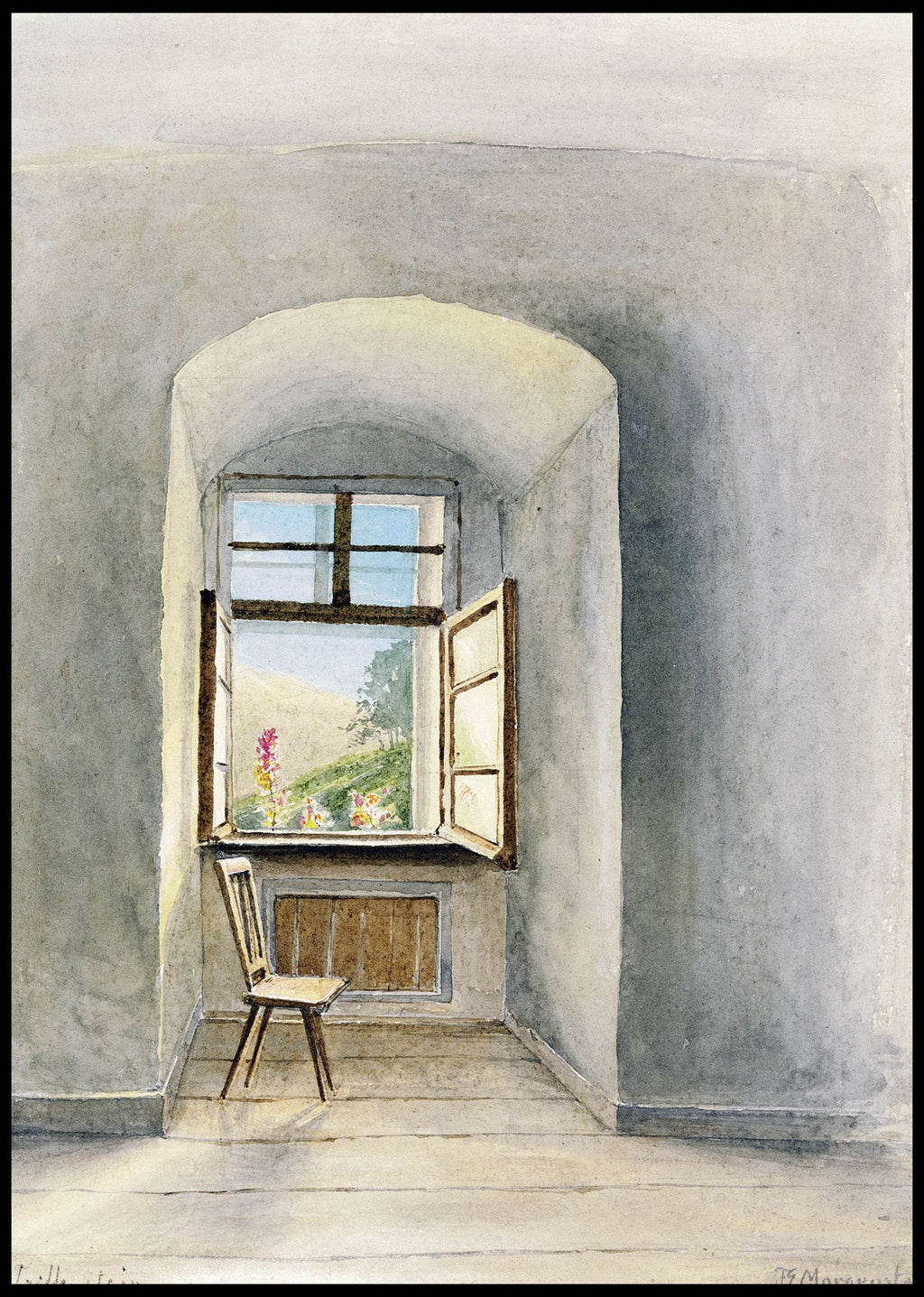 Window in Triefenstein Castle on the Main - Hakyarts