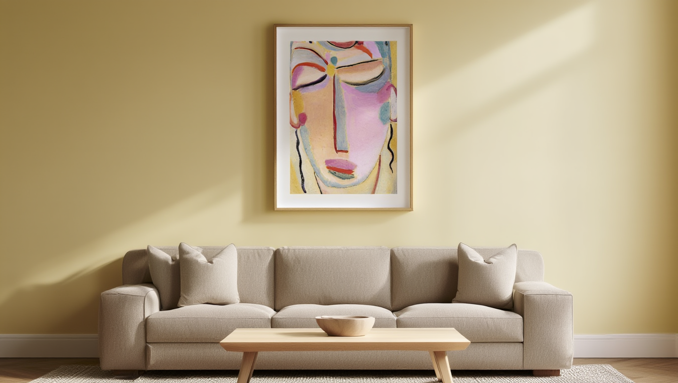 Alexej von Jawlensky - Mystical head Meditation