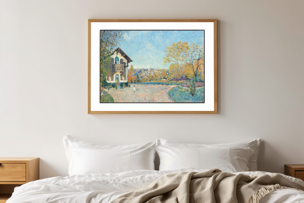 Alfred Sisley - View of Marly-le-Roi from Coeur-Volant