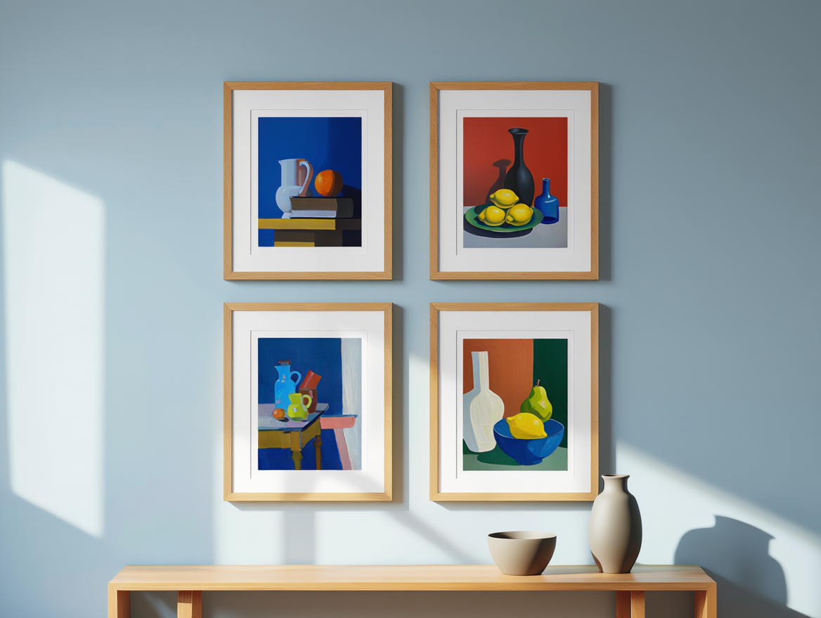 Lundstrøm Modern Still Life – 4 Prints Mix & Match