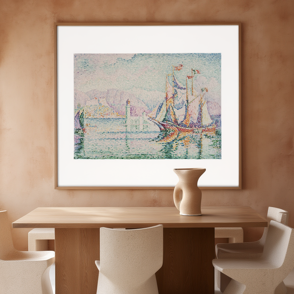 Paul Signac - Antibes - Morning Poster