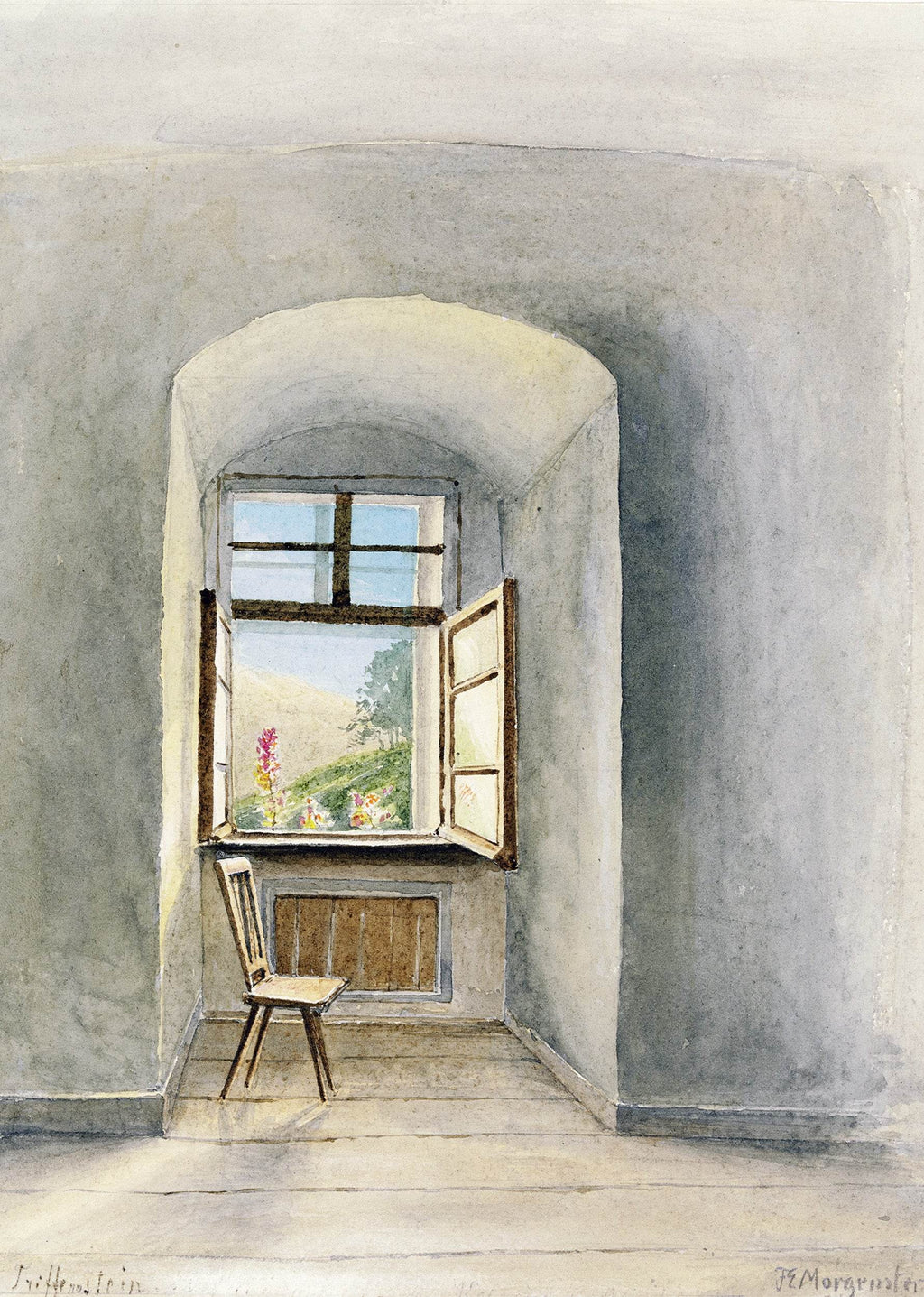 Window in Triefenstein Castle on the Main - Hakyarts