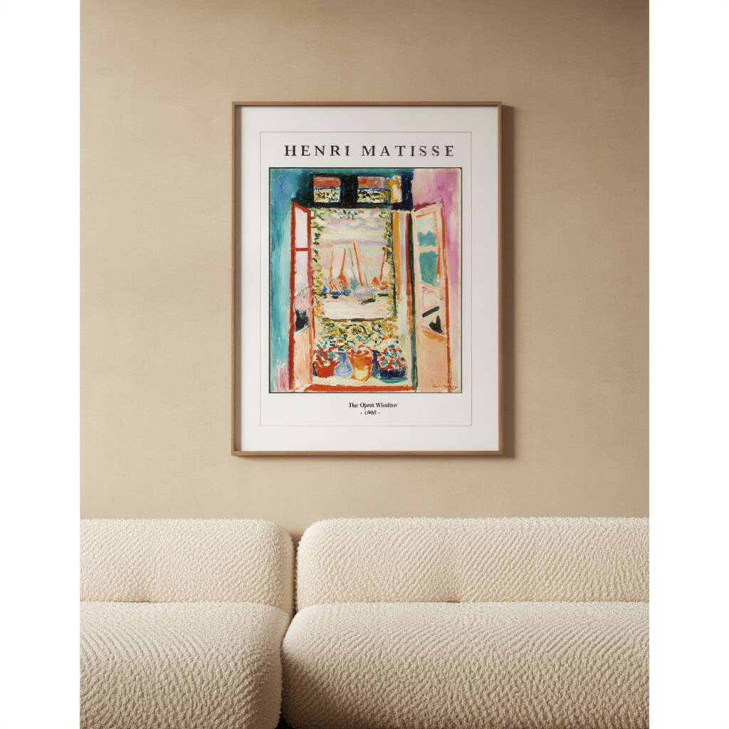 Henri Matisse - The Open Window Poster