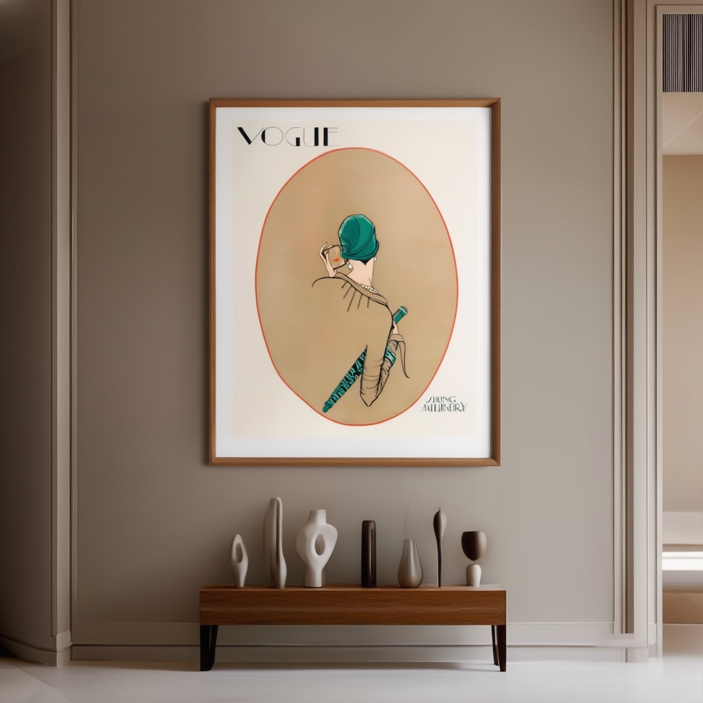 Vogue March 1, 1926 – Vintage Fashion Illustration Poster