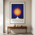 Vintage NASA Space Poster, 1958 – Mid-Century Space Exploration Art Print - Hakyarts