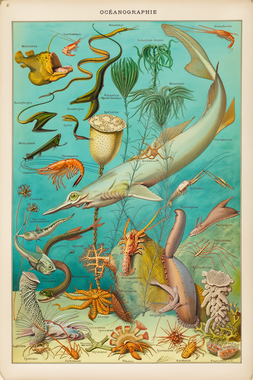 Adolphe Millot - Océanographie Poster