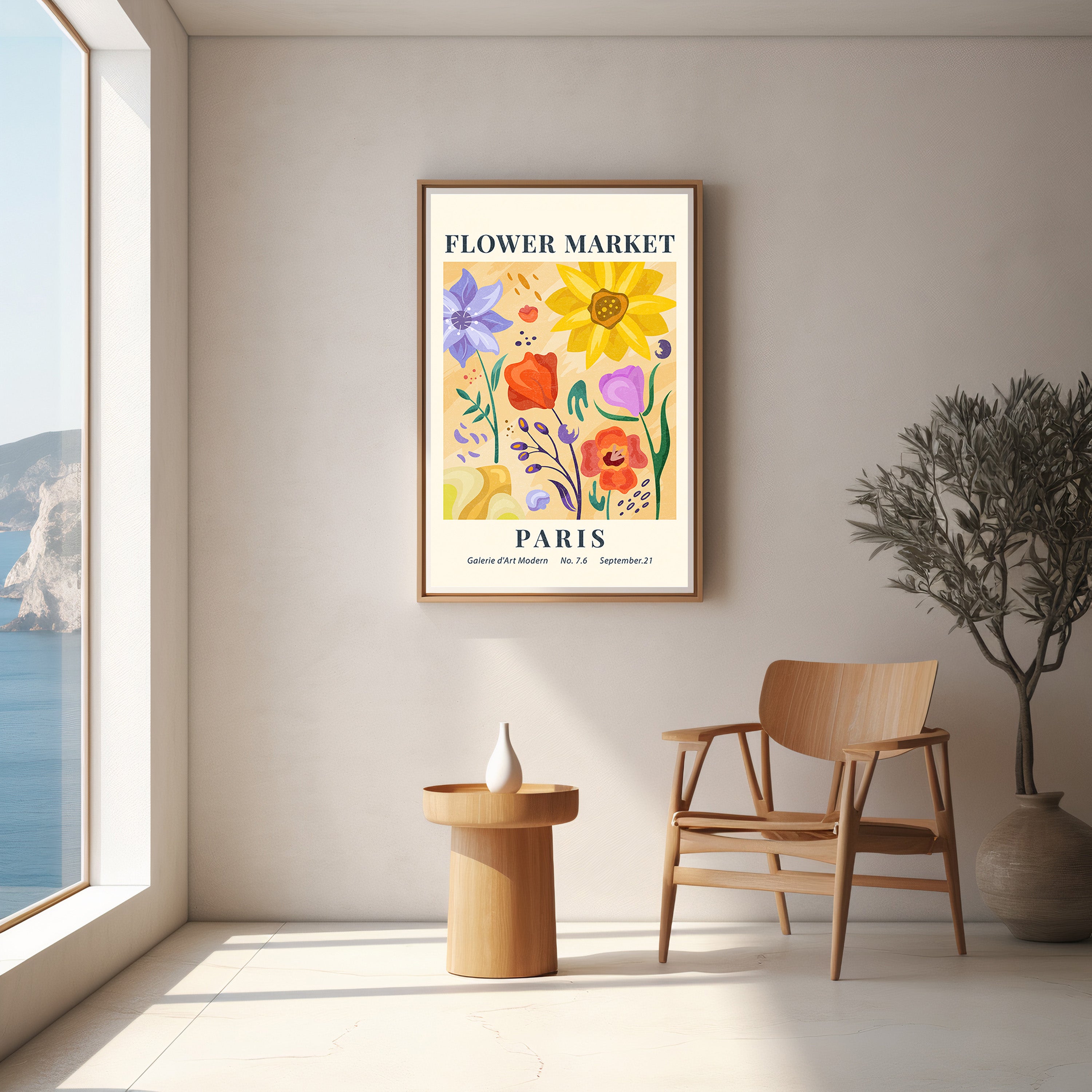 Flower Market Galerie D'Art Modern Paris