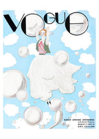 Set of 4 Vintage Vogue Covers – Classic Fashion Wall Art - Hakyarts