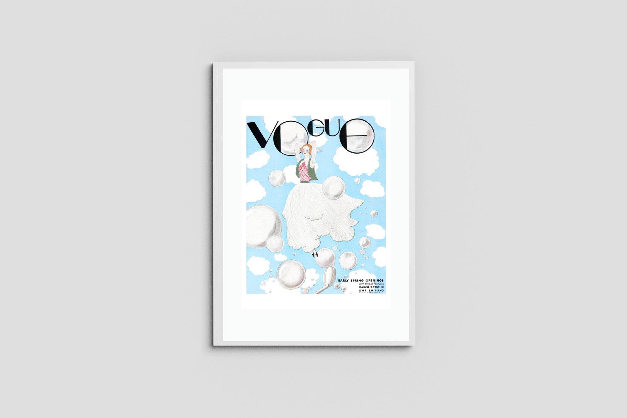 Illustrated Vogue Poster - Hakyarts
