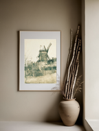 Moulin de la Galette – Vincent Van Gogh Poster | Post-Impressionist Urban Scene Art Print
