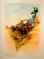 A Persian Wheel by David Roberts – 19th-Century Orientalist Architectural & Landscape Art Print - Hakyarts