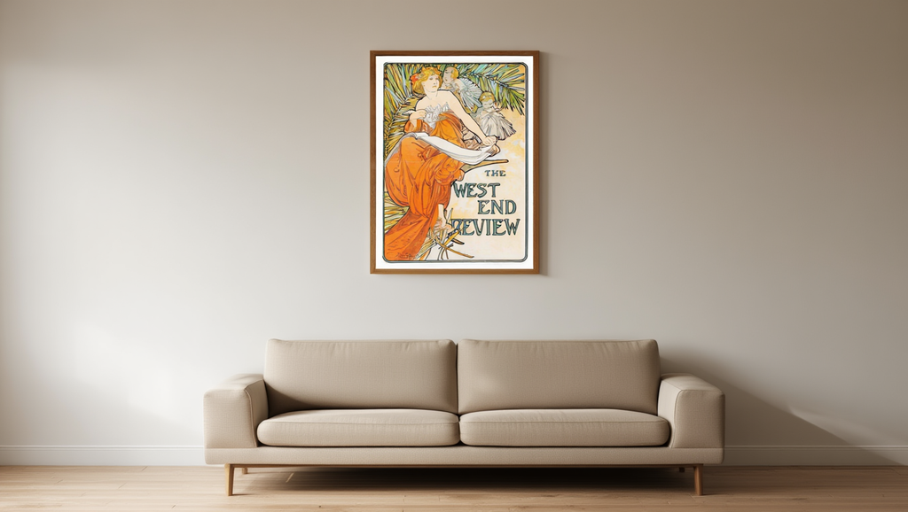 Alphonse Mucha - The West End Review Poster