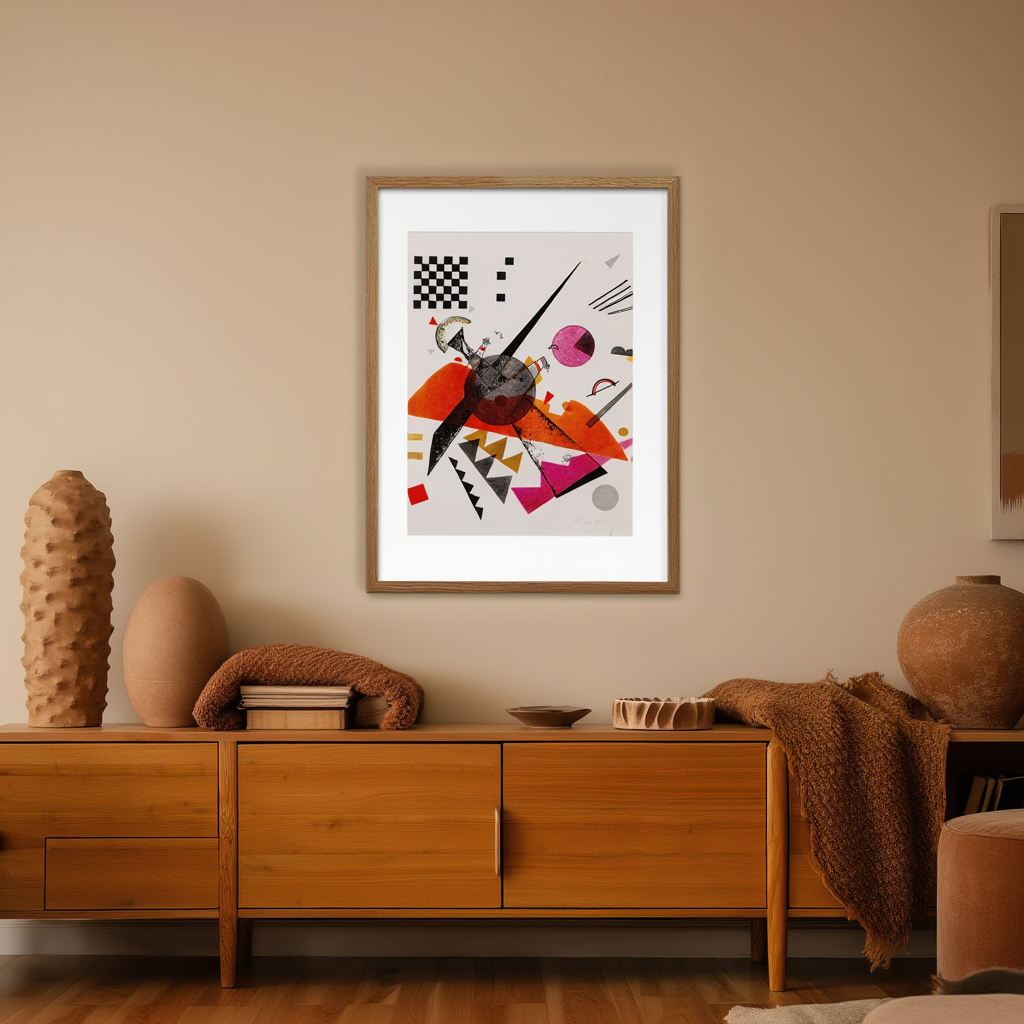 Orange by Wassily Kandinsky – Abstract Modern Art Print