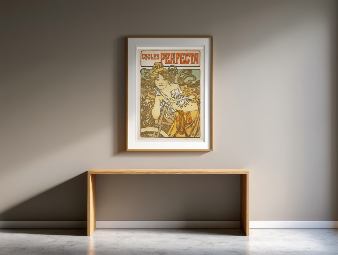 Alphonse Mucha - Cycles Perfecta Poster