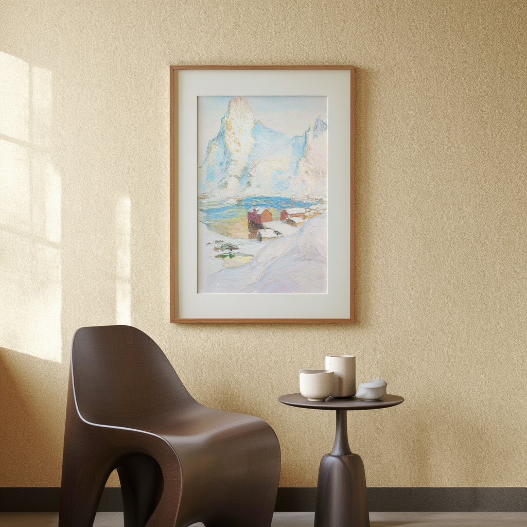 Anna Boberg – An Arctic Spring Day, Study from North Norway Print – Vintage Landscape Art Poster