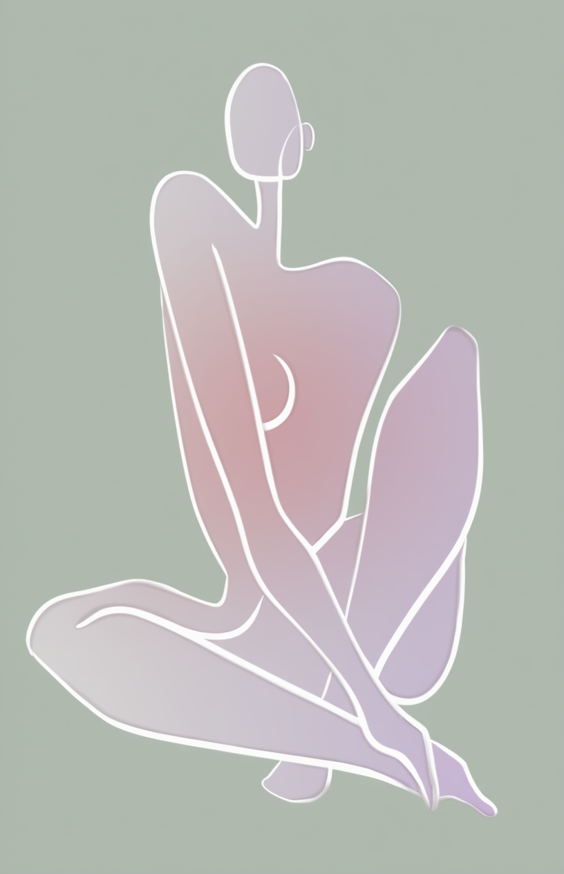Poised Presence – Contemporary Woman Art Print