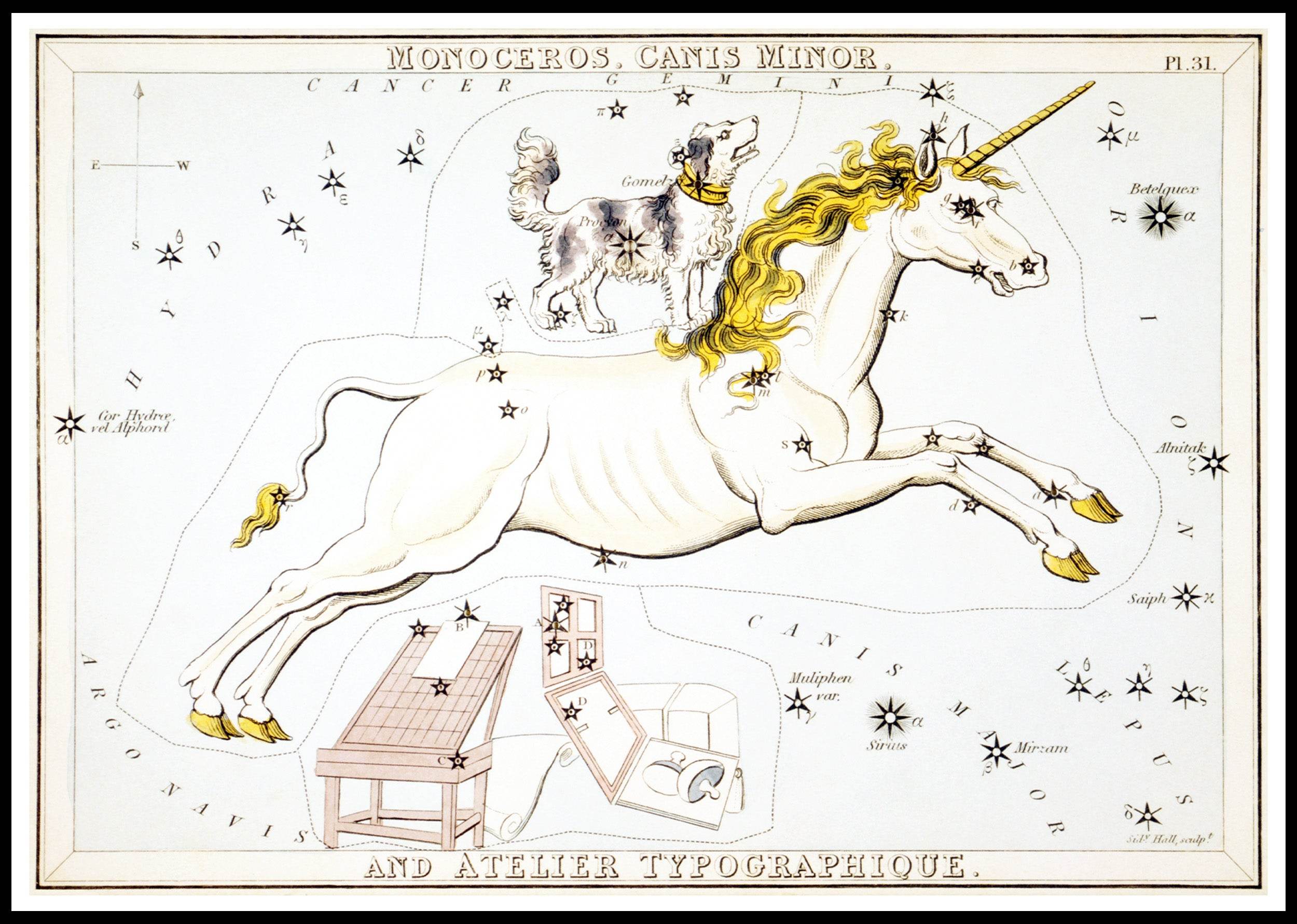 Monoceros, Canis Minor, and Atelier Typographique - Hakyarts