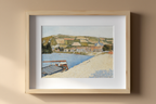 Les Andelys ‘Côte d’Aval’ – Paul Signac Poster | Neo‑Impressionist Riverside Landscape Art Print