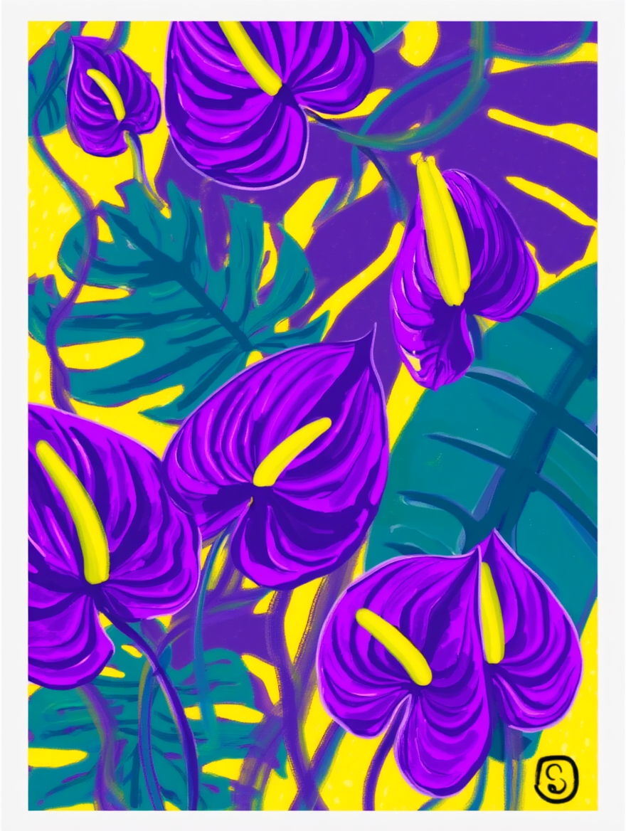 The Garden Series – 7 Botanical Wall Art Prints